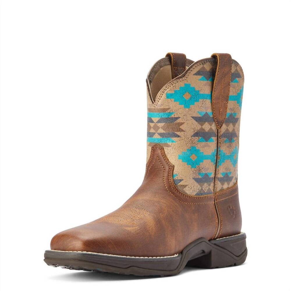 NEW ARIAT women's anthem shortie savan boots in dry taupe